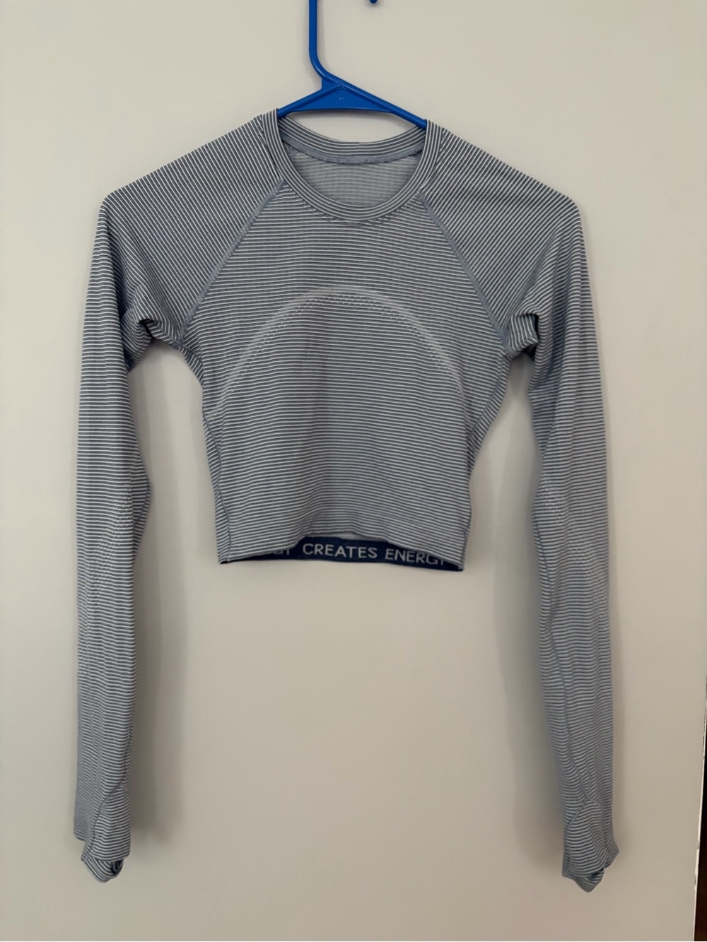 Lululemon Crop Swiftly Striped Long Sleeve 2